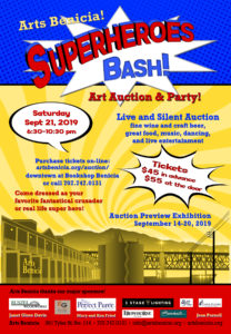 Superheroes Bash Art Auction Party Arts Benicia