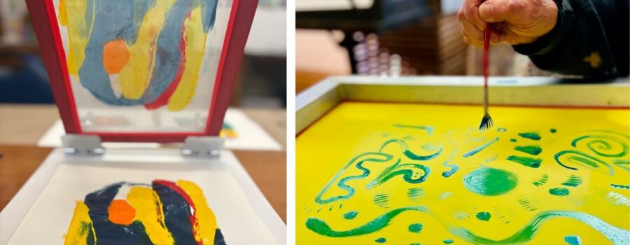 Explore Painterly Screen Printing