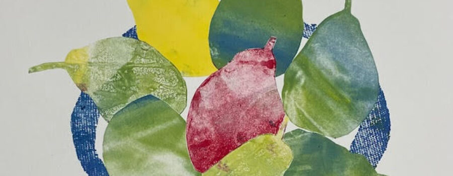 Abstracting with Drawing, Stencil and Monoprint Class