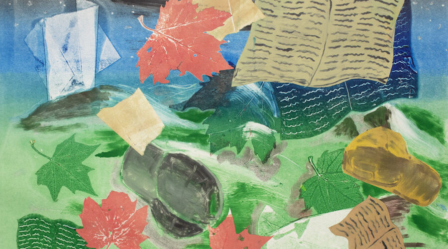 Monotype – Stencil Techniques & Working in a Series